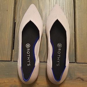 Rothy's The Point Petal Pink Flat 9.5